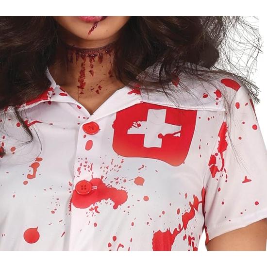 Disfraz de enfermera caminante zombie Disfraz de enfermera caminante zombie