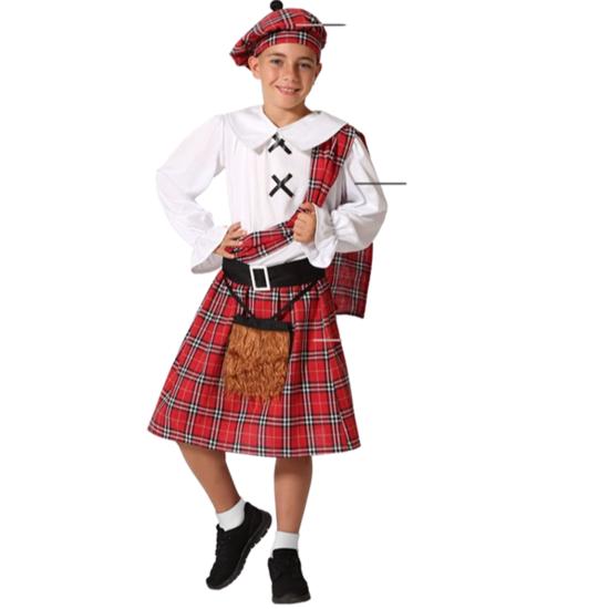 Disfraz de Escoces para niños Disfraz de Escoces para niños