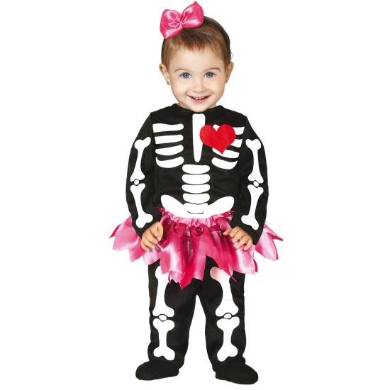 Disfraz de Esqueleto Corazón para bebé Disfraz de Esqueleto Corazón para bebé