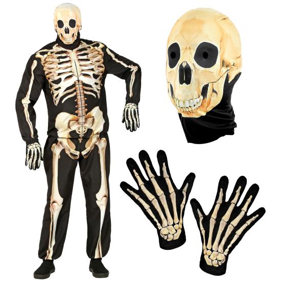 Disfraz de Esqueleto "Fast Costume" – Adulto Disfraz de Esqueleto "Fast Costume" – Adulto