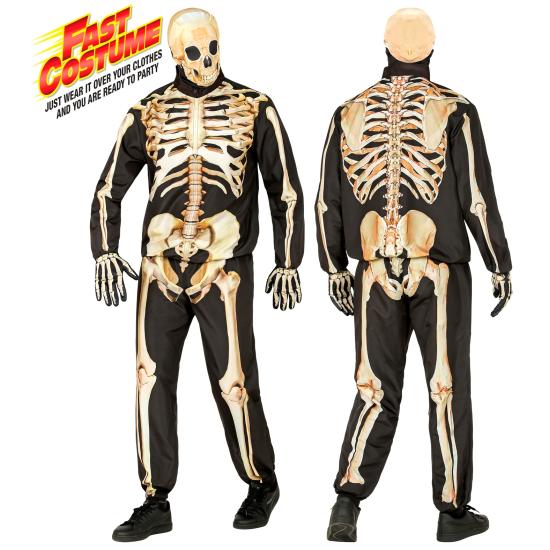 Disfraz de Esqueleto "Fast Costume" – Adulto Disfraz de Esqueleto "Fast Costume" – Adulto