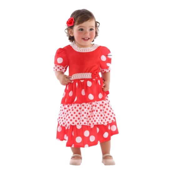 Disfraz de Flamenca para bebé Disfraz de Flamenca para bebé