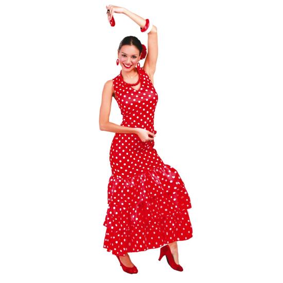 Disfraz de Flamenca Roja para mujer Disfraz de Flamenca Roja para mujer