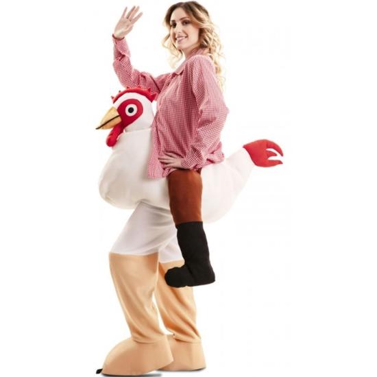 Disfraz de Gallina a hombros para adulto Disfraz de Gallina a hombros para adulto