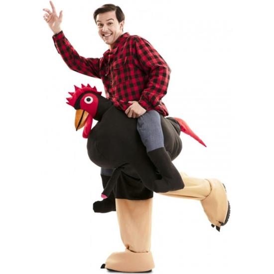 Disfraz de Gallo Exhibicionista a hombros para adulto Disfraz de Gallo Exhibicionista a hombros para adulto