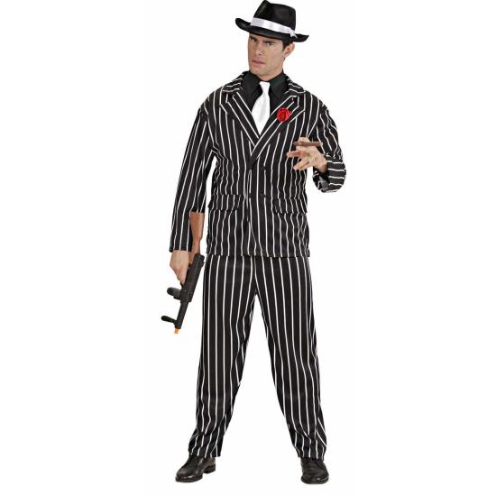 Disfraz de Ganster años 20 talla adulto Disfraz de Ganster años 20 talla adulto