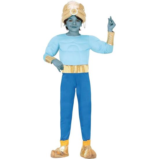 Disfraz de Genio de Cuento Aladdín para niños Disfraz de Genio de Cuento Aladdín para niños