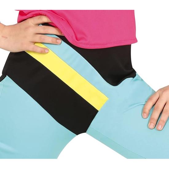 Disfraz de Gimnasta Años 90 Niña ** Disfraz de Gimnasta Años 90 Niña **