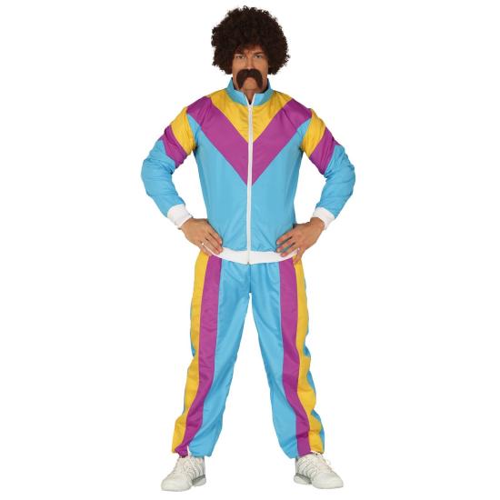 Disfraz de gimnasta de los 80 para hombre Disfraz de gimnasta de los 80 para hombre