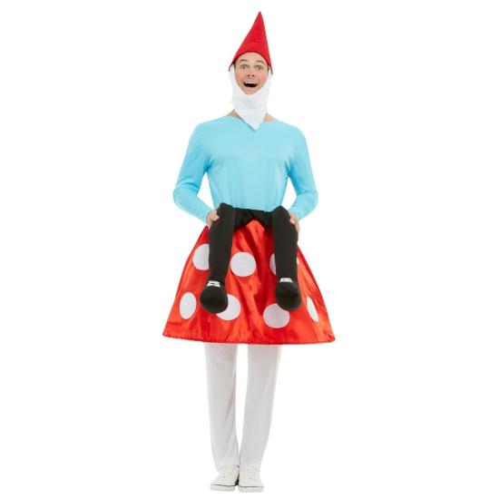 Disfraz de Gnomo sobre seta Disfraz de Gnomo sobre seta