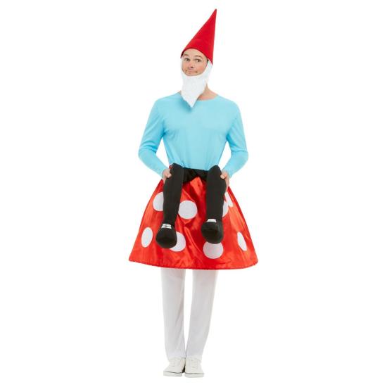 Disfraz de Gnomo sobre seta Disfraz de Gnomo sobre seta