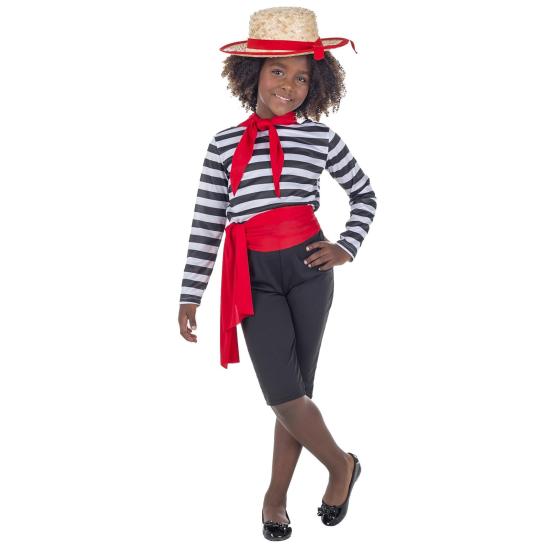 Disfraz de Gondolera para Niña Disfraz de Gondolera para Niña