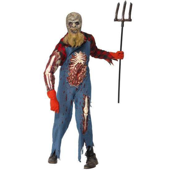 Disfraz de granjero zombie para hombre Disfraz de granjero zombie para hombre