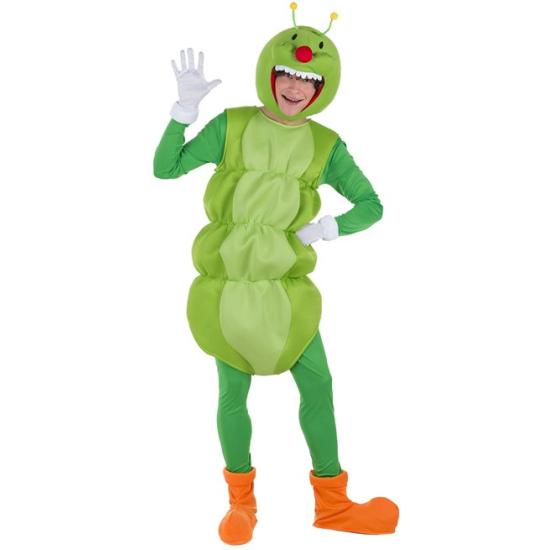 Disfraz de Gusano Verde para Adulto Disfraz de Gusano Verde para Adulto
