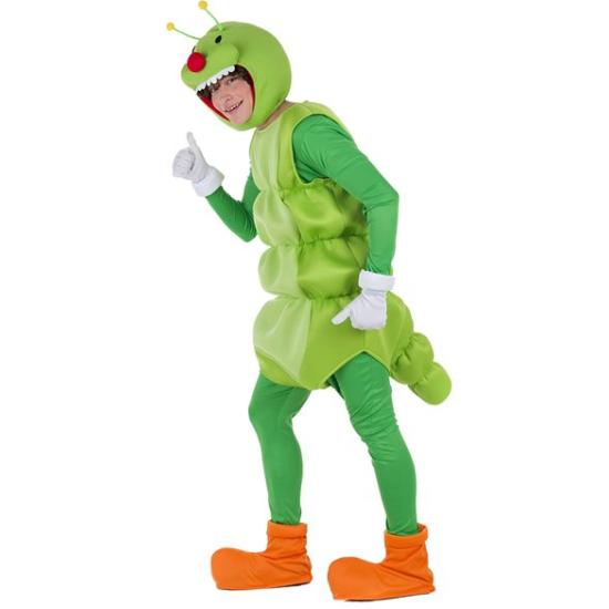 Disfraz de Gusano Verde para Adulto Disfraz de Gusano Verde para Adulto
