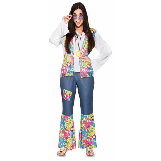 Disfraz de Hippie Flores chica Disfraz de Hippie Flores chica