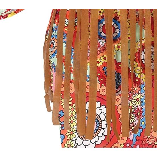 Disfraz de hippie multicolor mujer ** Disfraz de hippie multicolor mujer **