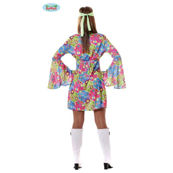 Disfraz de Hippie para Mujer años 60 guau Disfraz de Hippie para Mujer años 60 guau