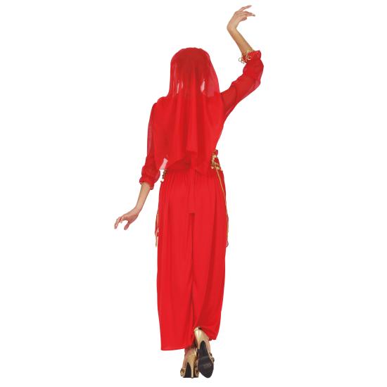 Disfraz de India Bollywood Rojo para Mujer Disfraz de India Bollywood Rojo para Mujer