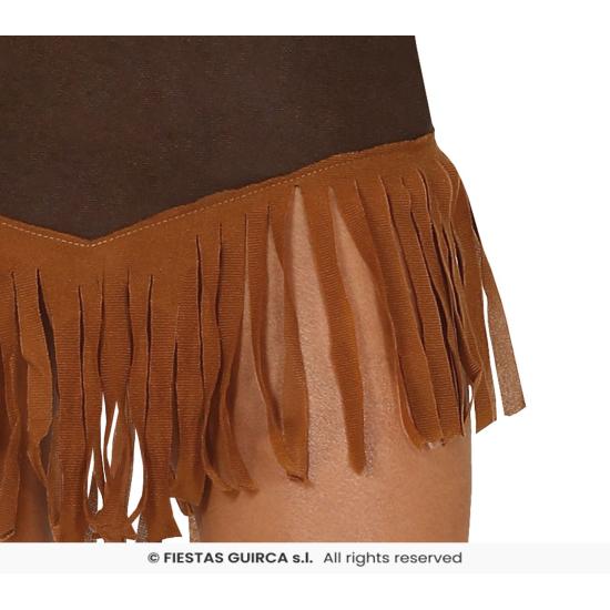 Disfraz de india para chica marrón