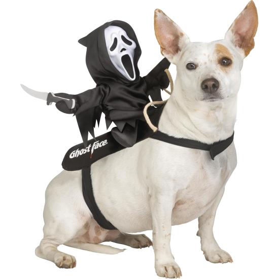 Disfraz de jinete Ghost Face® para mascota Disfraz de jinete Ghost Face® para mascota