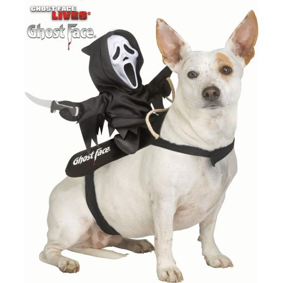 Disfraz de jinete Ghost Face® para mascota Disfraz de jinete Ghost Face® para mascota