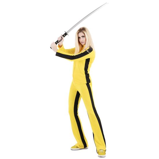 Disfraz de Kill Bill para Mujer – Traje Amarillo de La Novia Tarantino Disfraz de Kill Bill para Mujer – Traje Amarillo de La Novia Tarantino