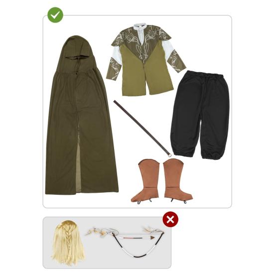 Disfraz de Legolas para adulto - El Señor de los Anillos Disfraz de Legolas para adulto - El Señor de los Anillos