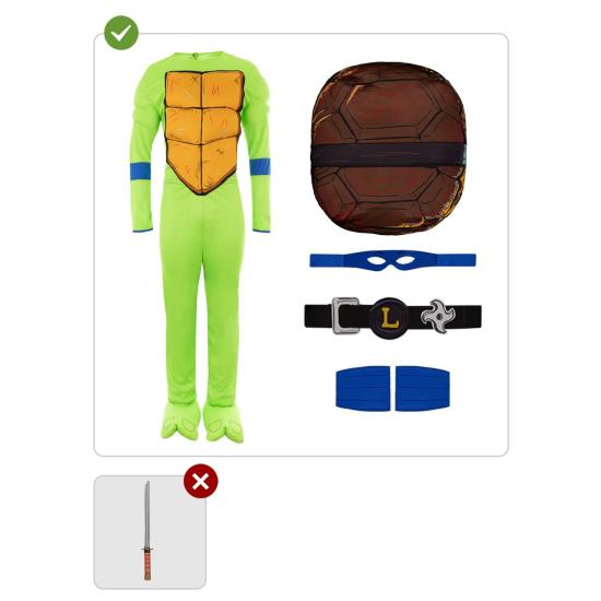 Disfraz de Leonardo para hombre - Las Tortugas Ninja Disfraz de Leonardo para hombre - Las Tortugas Ninja