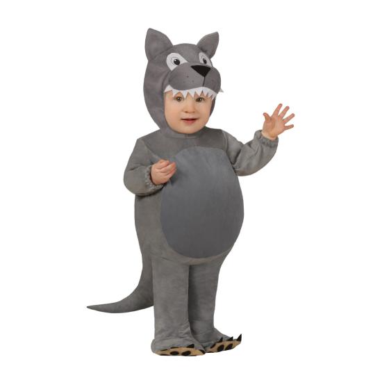 Disfraz de lobo barrigón para bebé ** Disfraz de lobo barrigón para bebé **