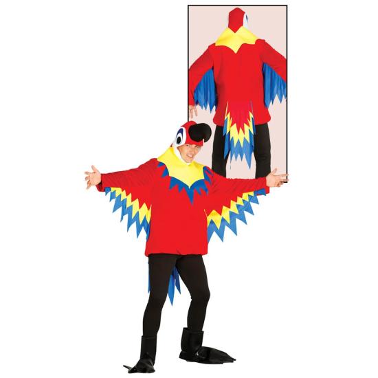 Disfraz de loro parlanchín talla adulto Disfraz de loro parlanchín talla adulto