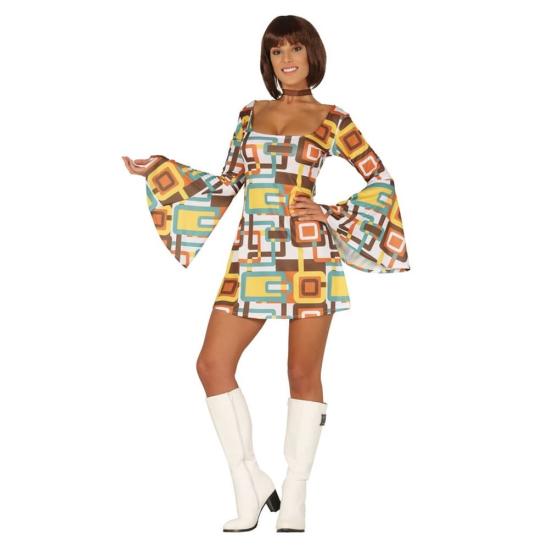 Disfraz de los Años 70 Reina Pista talla adulta. Disfraz de los Años 70 Reina Pista talla adulta.