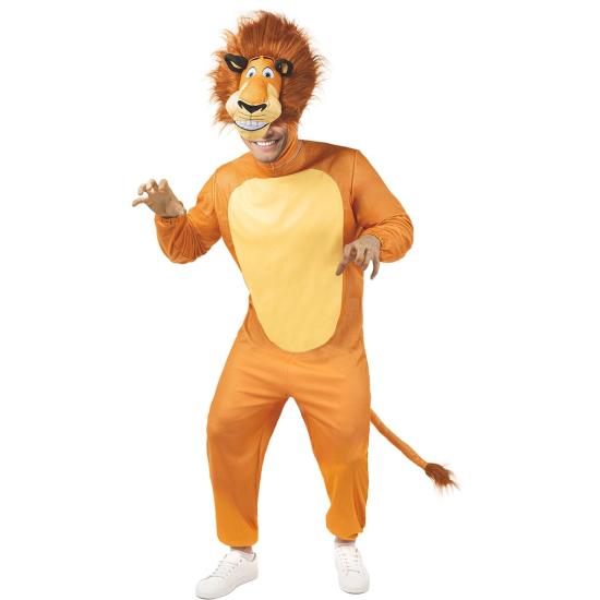 Disfraz de Madagascar Alex el León para hombre Disfraz de Madagascar Alex el León para hombre