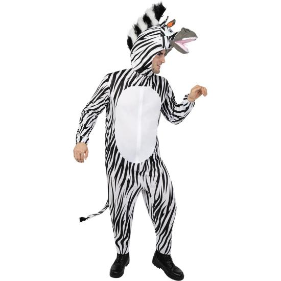 Disfraz de Madagascar Marty la Cebra para adulto Disfraz de Madagascar Marty la Cebra para adulto