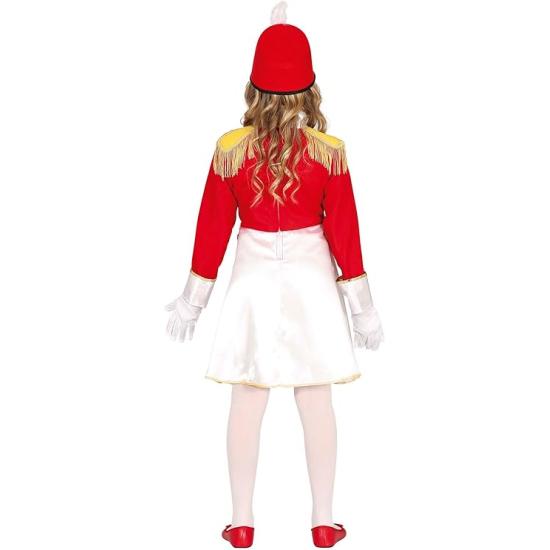 Disfraz de Majorette Niña - Atuendo Infantil Rojo, Blanco y Dorado para Niñas Disfraz de Majorette Niña - Atuendo Infantil Rojo, Blanco y Dorado para Niñas