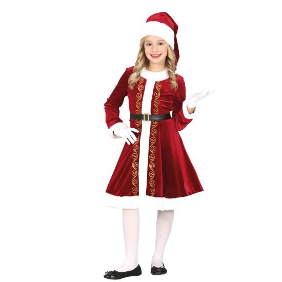 Disfraz de Mamá Noel Luxe para Niña Disfraz de Mamá Noel Luxe para Niña