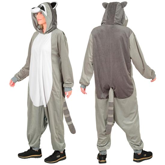 🦝 Disfraz de Mapache Adulto Unisex