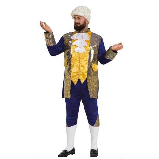 Disfraz de marqués azul hombre Disfraz de marqués azul hombre