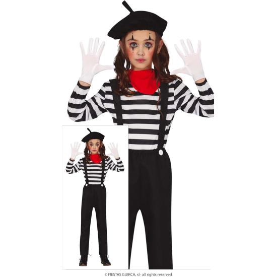 Disfraz de Mimo para Niña