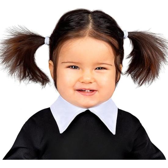 Disfraz de Miércoles Addams para Bebé Disfraz de Miércoles Addams para Bebé