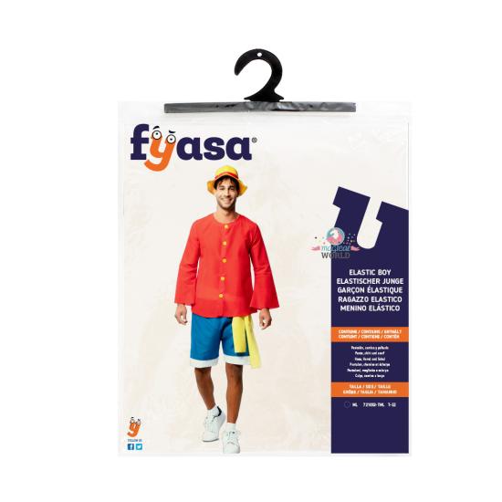 Disfraz de Monkey D. Luffy para hombre Disfraz de Monkey D. Luffy para hombre