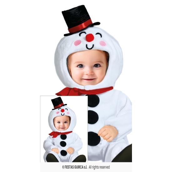 Disfraz de muñeco de nieve blanco para bebé Disfraz de muñeco de nieve blanco para bebé