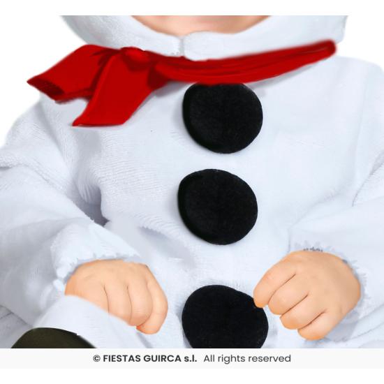 Disfraz de muñeco de nieve blanco para bebé Disfraz de muñeco de nieve blanco para bebé