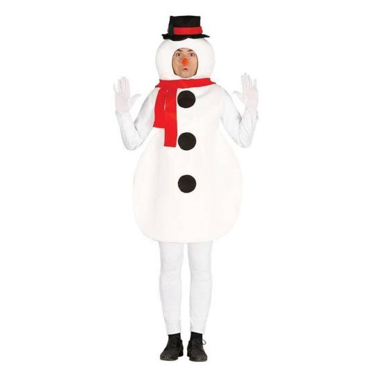 Disfraz de Muñeco de Nieve Económico Talla L Disfraz de Muñeco de Nieve Económico Talla L