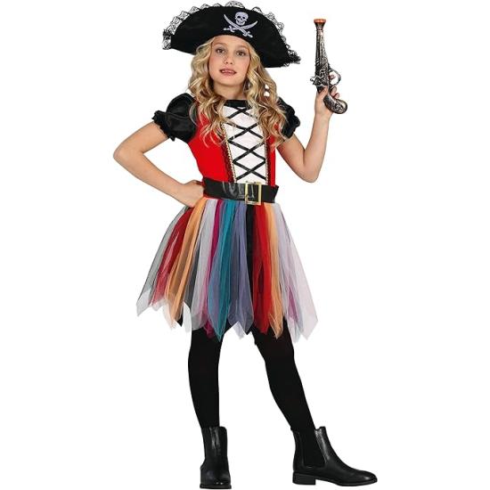 Disfraz de Niña Pirata Colorida ** Disfraz de Niña Pirata Colorida **