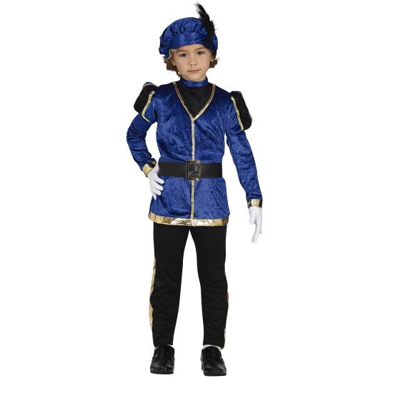 Disfraz de Paje Real Navideño azul para niño Disfraz de Paje Real Navideño azul para niño