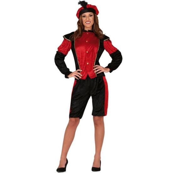 Disfraz de Paje Real Roja para adulta Disfraz de Paje Real Roja para adulta