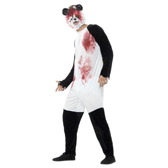 Disfraz de panda zombi, deluxe, adulto Disfraz de panda zombi, deluxe, adulto