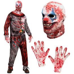 Disfraz de Payaso Malvado para Adulto Fast Costume