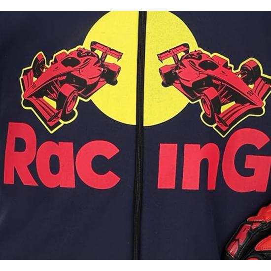 Disfraz de Piloto de Carreras para Hombre – Mono de Competición Automovilística para Fiestas, Carnaval y Halloween Disfraz de Piloto de Carreras para Hombre – Mono de Competición Automovilística para Fiestas, Carnaval y Halloween